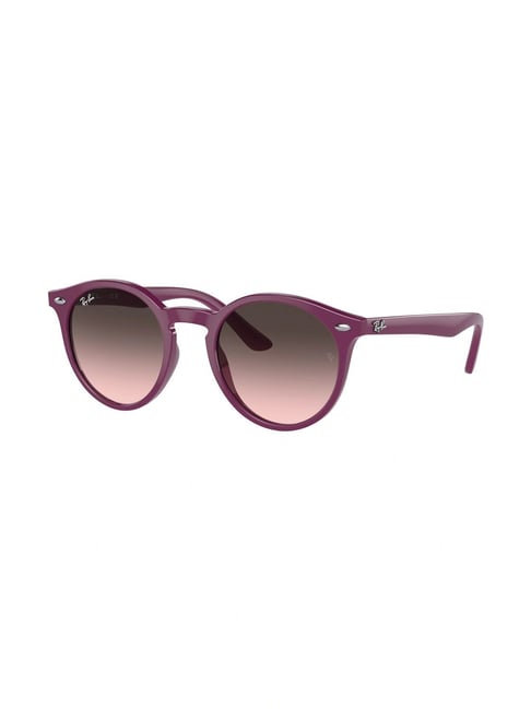 ray-ban kids Ray-Ban Pink Round Gradient Sunglasses for Kids-picture-40