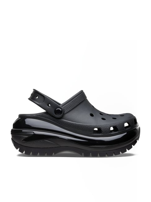 Crocs Men's Crush Core Black Back Strap Clogs