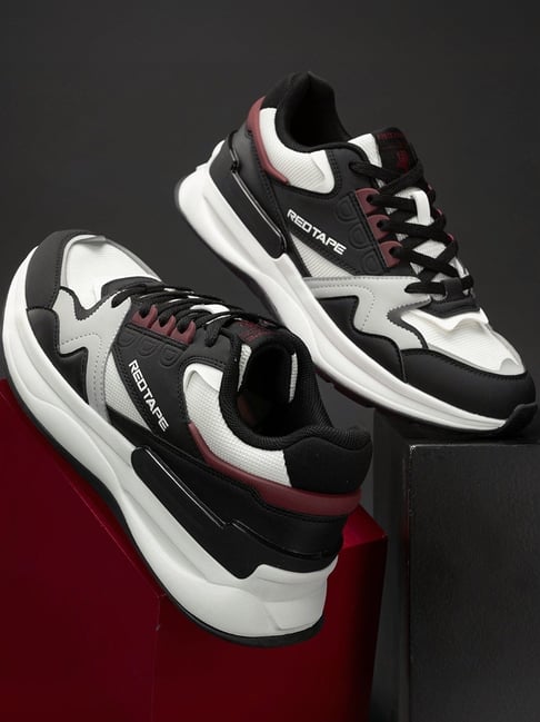 Red Tape Men's Retro Rush Black Running Shoes-picture-48