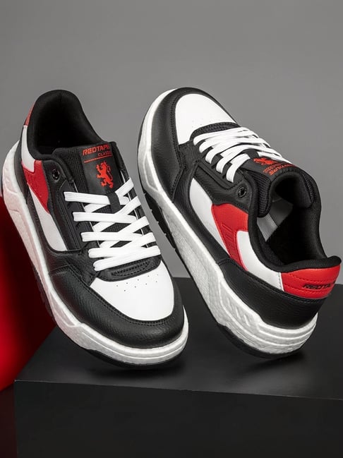 Red Tape Men's Drift+ Black Casual Sneakers