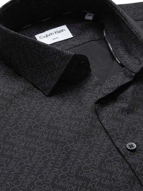 calvin klein black dress shirt Calvin Klein Perfect Button-Down Shirt