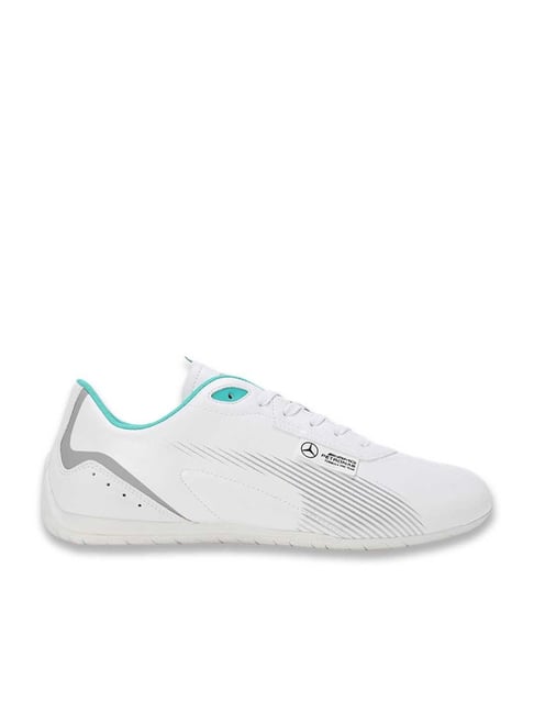 Puma Men's Mercedes-AMG Petronas F1 Neo Cat 2.0 White Casual Sneakers