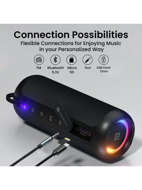 Portronics Breeze 5, 25W Portable Wireless Bluetooth Speaker with