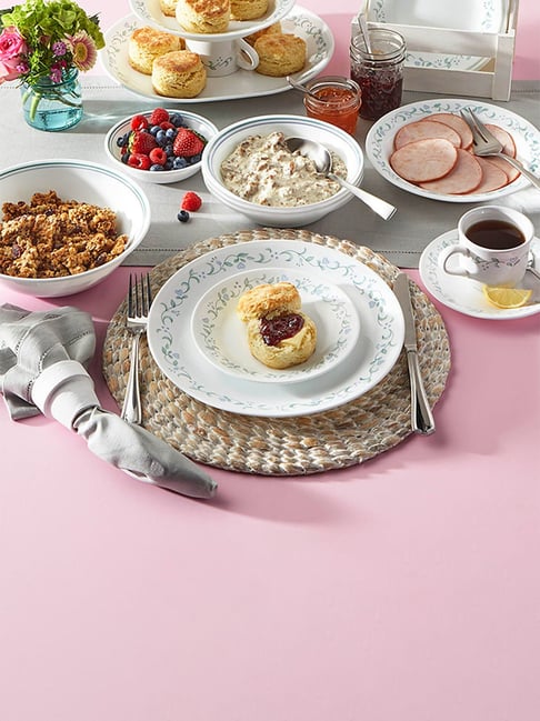 Corelle Country Cottage White Other Dinner Plate