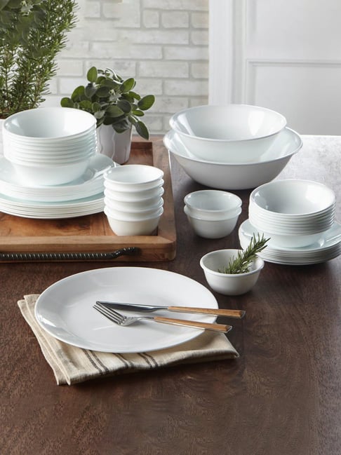 Winter Frost Coral Crockery Set Dinner Plates Roscher Bone China