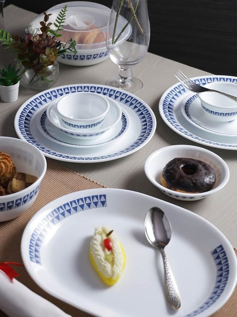 Corelle Glass 21 Pc Dinner Set Wheeler Diamonds