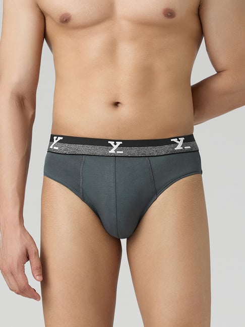 XYXX Anchor Grey Cotton Briefs-picture-35
