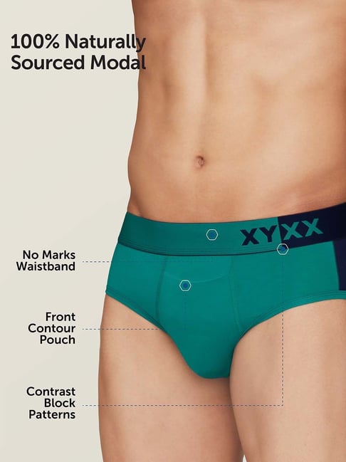 Grapevine Hot men’s Box各種 XYXX Grape Wine & Green Micro Modal Briefs - Pack of 2