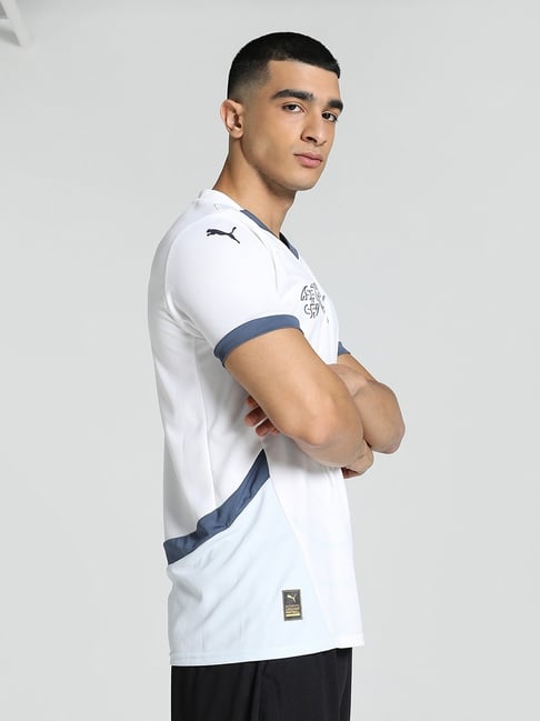 PUMA FCパルマ ホワイトシャツ Mサイズ Puma White Regular Fit Printed Switzerland FA Jersey
