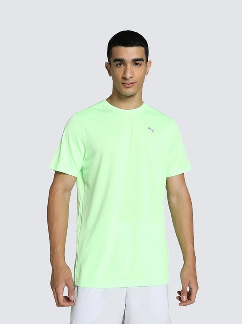 Puma Performance Essentials Fizzy Lime Regular Fit Sports T-Shirt-picture-26