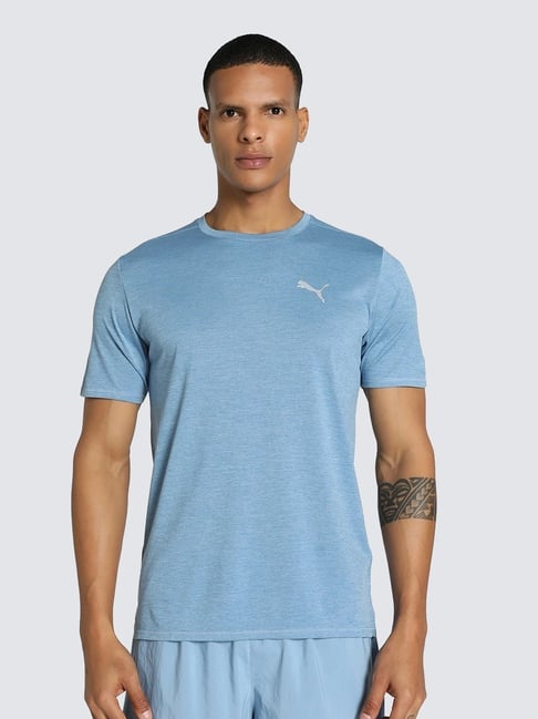 Puma Running Favorites Zen Blue Regular Fit Sports T-Shirt-picture-21