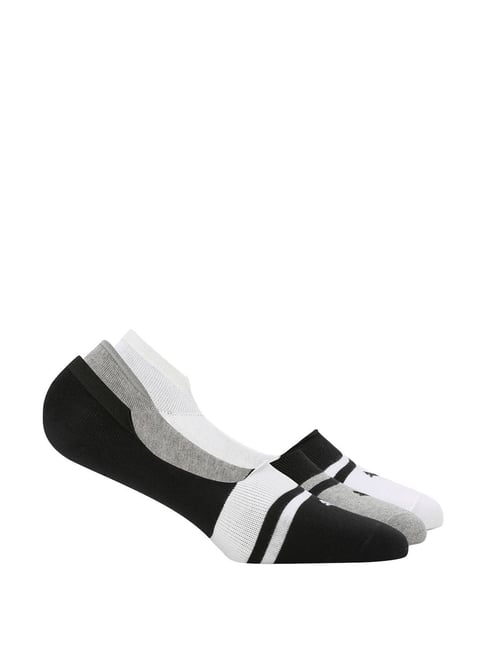 Puma Multicolor Cotton Striped Socks Set of 3-image-7