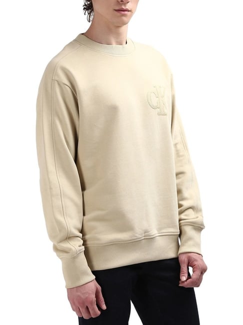 Crewneck sweatshirt beige