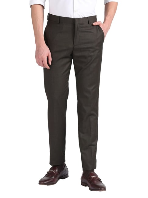 Tommy Hilfiger Heritage Brown Regular Fit Trousers-picture-35