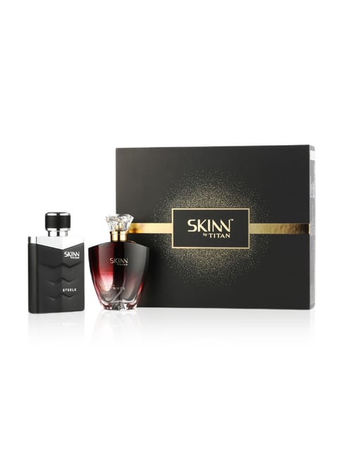 Skinn by Titan Nude and Steele Eau de Parfum Set