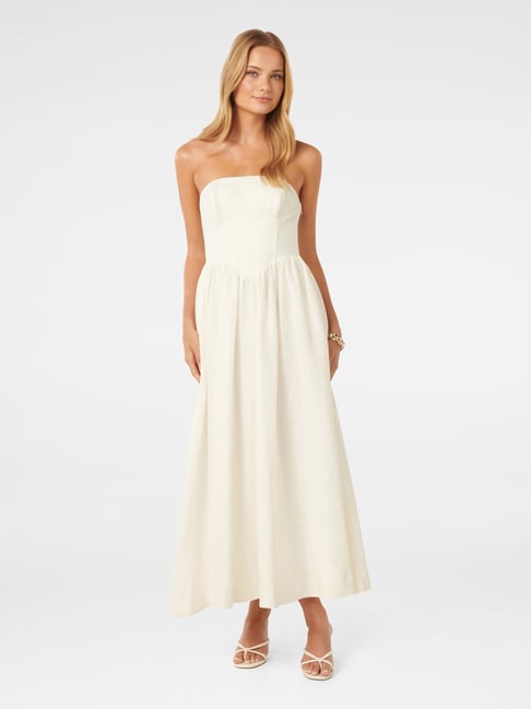 Buy Forever New Nova Strapless Maxi Dress for Women Online Tata CLiQ