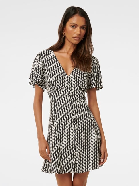 Forever New Pria Petite Button Through Mini Dress