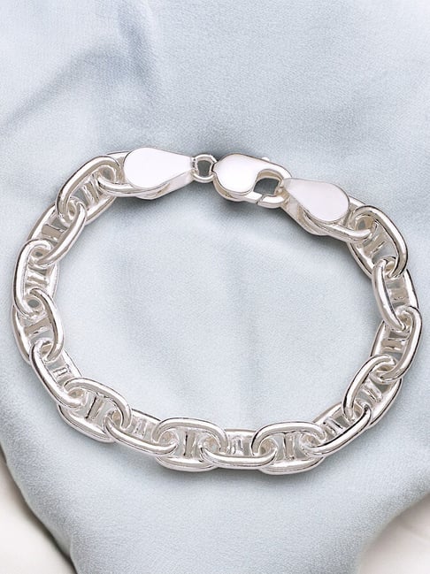 Buy Taraash 925 Silver Anchor Chain Bracelet Online At Best Price