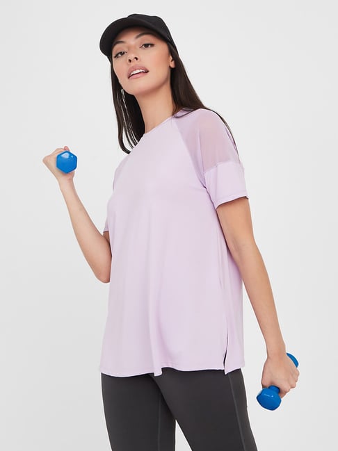 Styli Lilac Relaxed Fit Oversized T-Shirt-picture-16