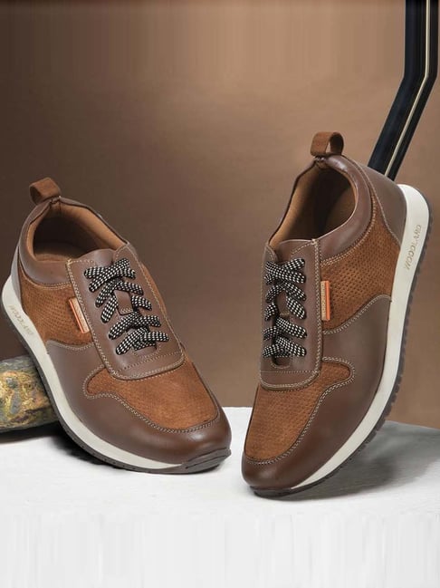 Woodland Men's Tan Running Shoes