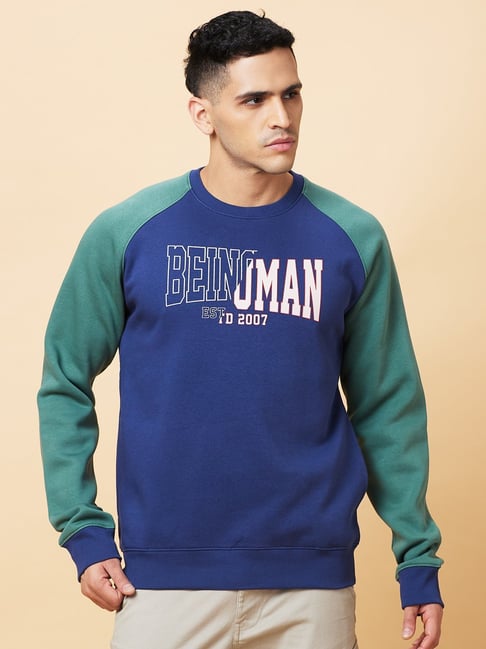 Being Human Navy Regular Fit Sweatshirt-picture-25