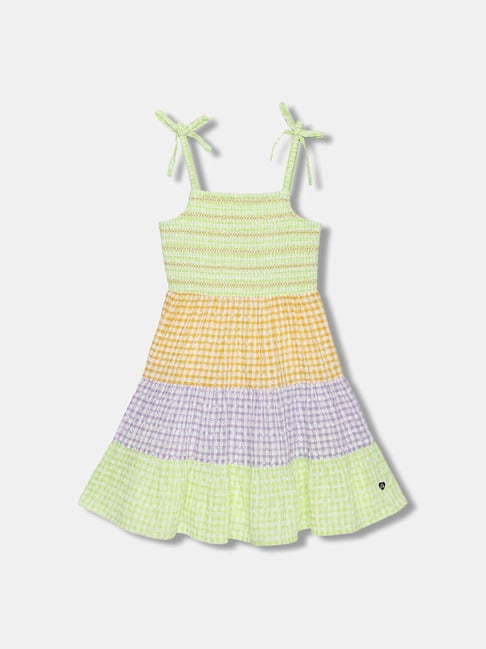 Blue Giraffe Kids Multicolor Dress-picture-18