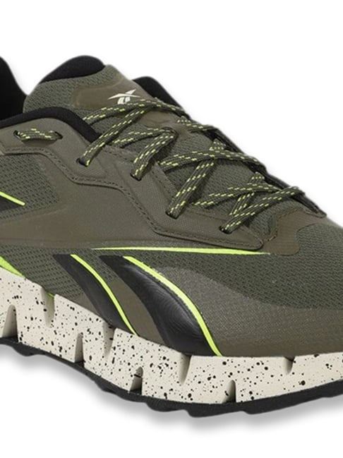Buy Reebok Men's Zig Dynamica Adventure Green Running Shoes for