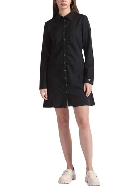 CALVIN KLEIN Ck Black Shirt Dress