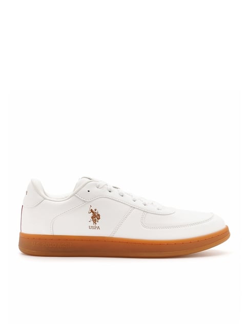 U.S. Polo Assn. Men's White Casual Sneakers