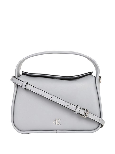 calvin klein grey cross body bag