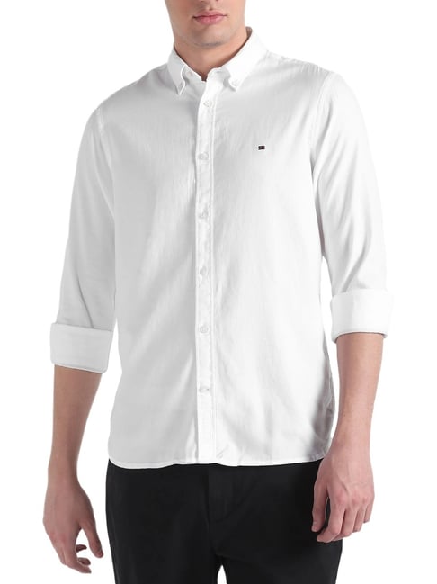 Tommy Hilfiger White Slim Fit Shirt