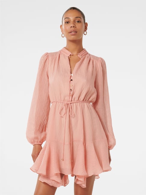 Forever New Cathee Long Sleeve Asymmetrical Mini Dress