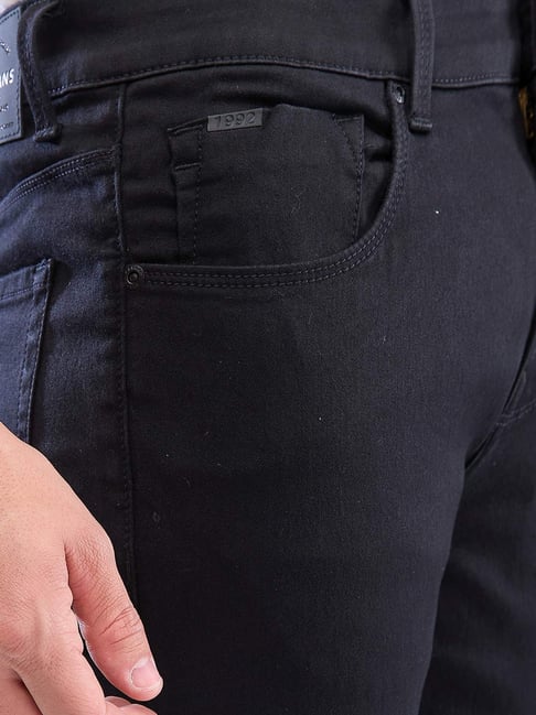 Buy Spykar Black Slim Fit Jeans for Mens Online Tata CLiQ