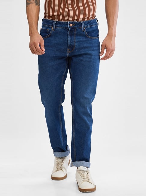 Buy Spykar Blue Regular Fit Jeans for Mens Online Tata CLiQ
