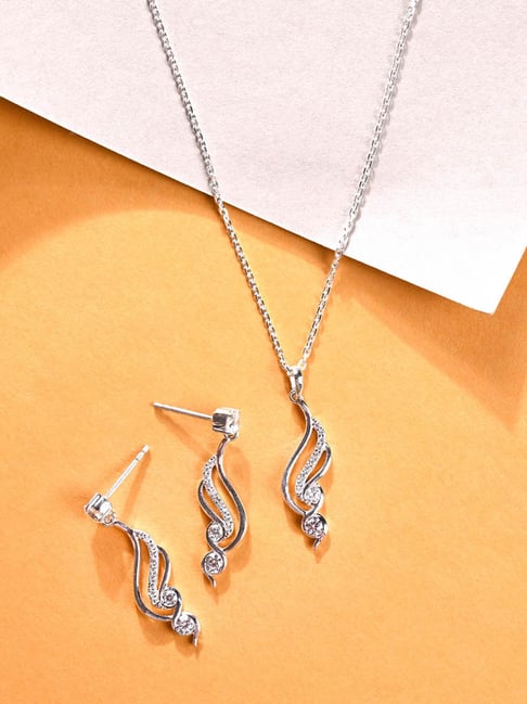 Simple Platinum Necklace Set Buy 100+ Plain Gold/Platinum