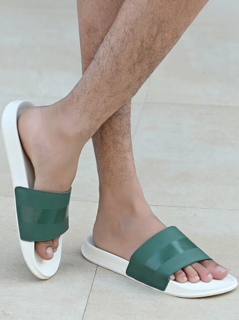 Off Limits Men's FIESTA Green Slides