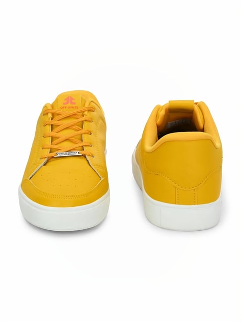Buy Off Limits Men's SKYLINE Yellow Casual Sneakers for Men at