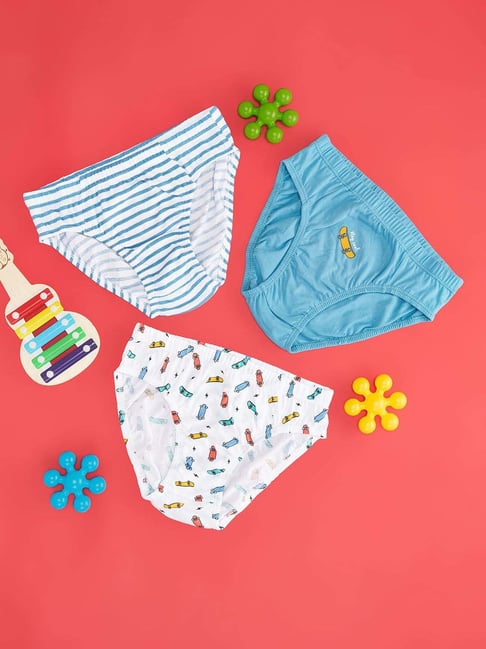 Pantaloons Junior Kids Multicolor Cotton Graphic Brief