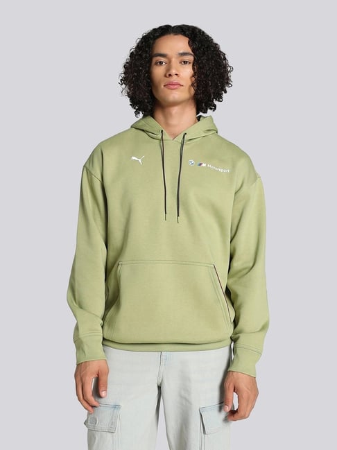 Buy Puma Green Cotton Relaxed Fit Printed Sweatshirt for Mens Online Tata CLiQ