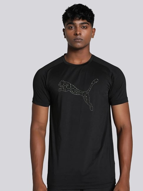 Puma one8 black t shirt hotsell