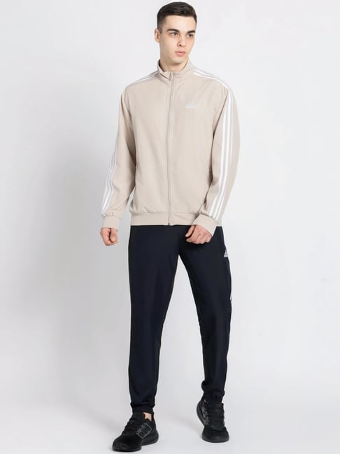Tracksuit Adidas Set Beige ADIDAS Men 3-Stripes Woven Aeroready Tracksuit