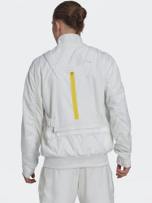 Buy Adidas White Regular Fit Sports Jacket for Mens Online Tata CLiQ