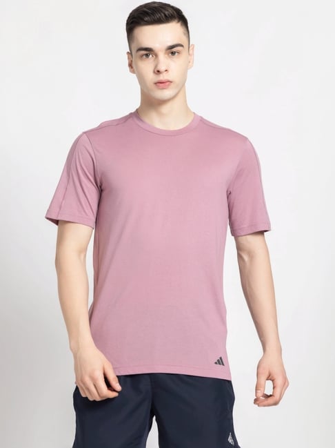 Adidas Pink Regular Fit T-Shirt-picture-23