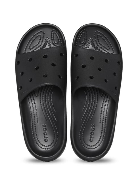 Buy Crocs Men's Classic Black Slides for Men at Best Price Tata CLiQ