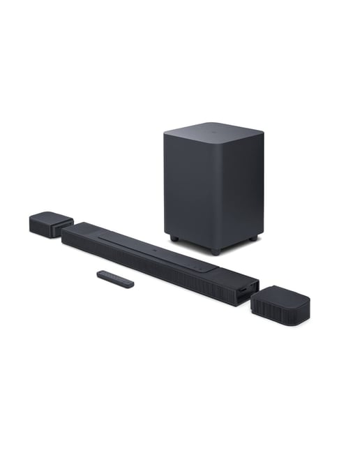 JBL Bar 1000 Pro 880W Truly Wireless Soundbar with Wireless Subwoofer (Black, 7.1.4 Channel)