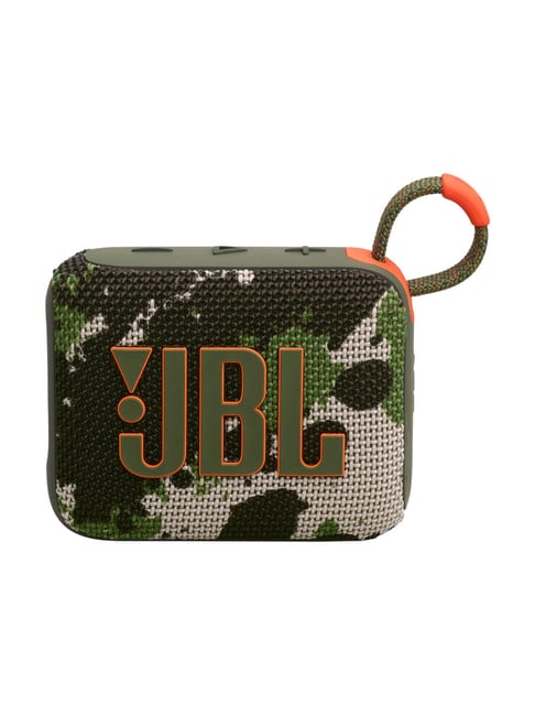 JBL Go 4, Wireless Ultra Portable Bluetooth Speaker with Pro Sound, Water & Dust Proof (Squad)