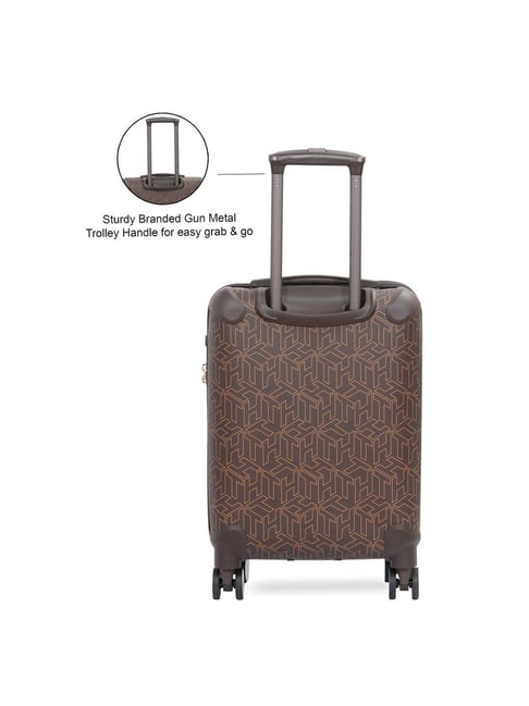Mulberry Calvin Klein Luggage TOMMY HILFIGER Jazz Brown Wheels