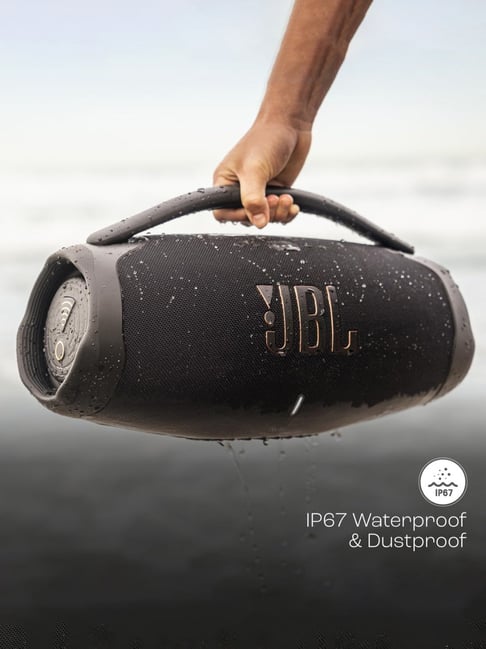 JBL Boombox 3, 180W Wireless Portable Bluetooth Speaker with 24H