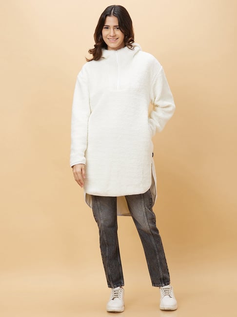 Being Human Cream Relaxed Fit Sweater
