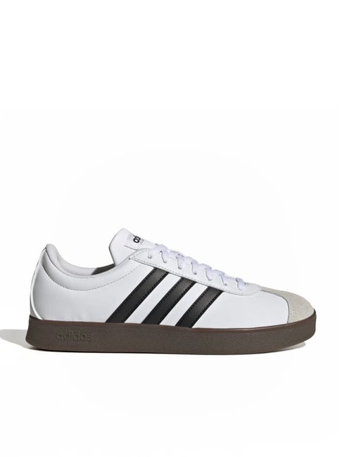 Adidas Women's VL COURT BASE White Skateboarding Shoes-picture-15